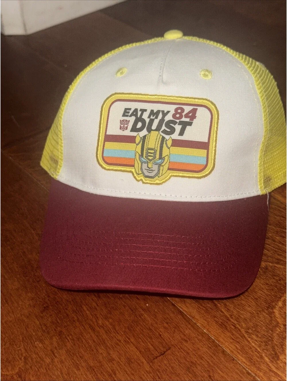 Transformers Bumblebee Eat My Dust 84 Snapback Baseball Cap Hat Bioworld